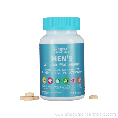Men Multivitamin Non-GMO Gluten Free Vitamin supplement